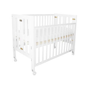 Fold n Go White Timber Cot