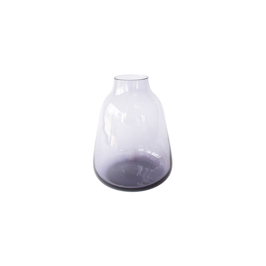Bisonhome Glass Vase Maisie, Small 190mm, Blueberry