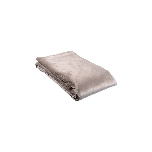 Blanket Plush Microfibre, Single/King Single, 300gsm, Mushroom