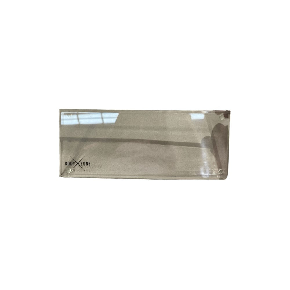 Body Zone Collection Presentation Tray with Bevelled Edges, Acrylic, Clear