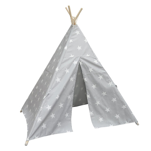 Blue Square Cotton Teepee Tent