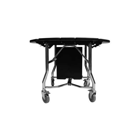 Wagen Folding Room Service Table IRD, with Wheels, 4-Fold, Black