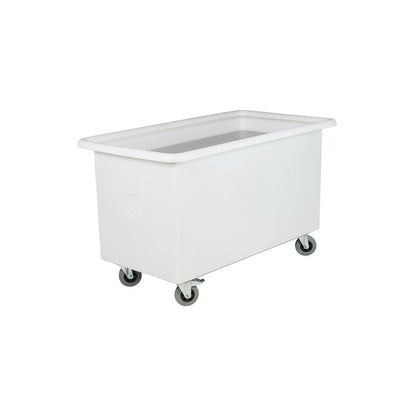 Wagen Mobile Tub with Back Saver, 340L, Polyethylene, Natural