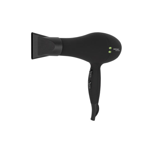 Silver Bullet Hair Dryer Black Velvet, 2000W, AC Motor, Long Cord