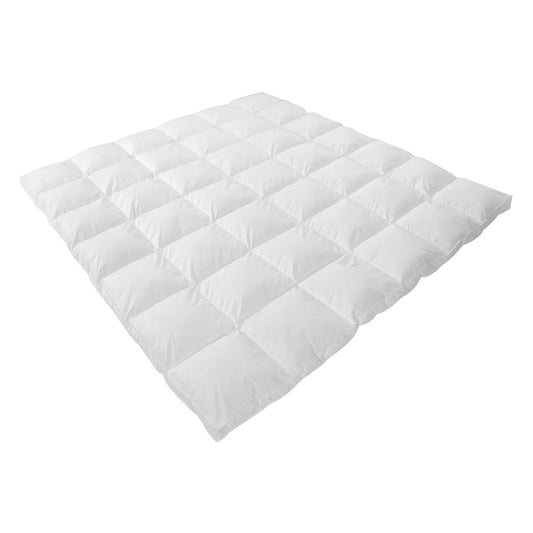 Downia Mattress Topper Gold, 30/70 Goose Down/Feather, Double, 1560g
