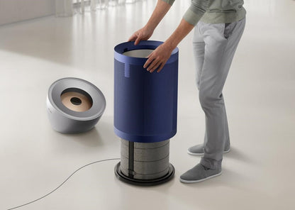 Dyson, Air Purifier, Big+Quiet, Formaldehyde Filter, Bright Nickel/Prussian Blue