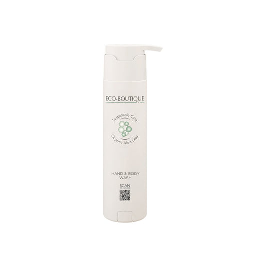 Eco-Boutique Hand & Body Wash in SHAPE Dispenser, 300ml