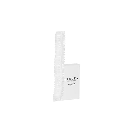 Eloura Australia Premium Shower Cap, White Box