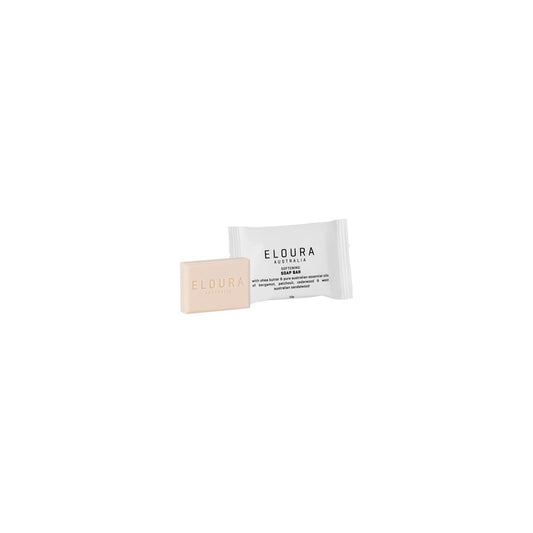 Eloura Australia Softening Soap Bar, White Sachet, 15g