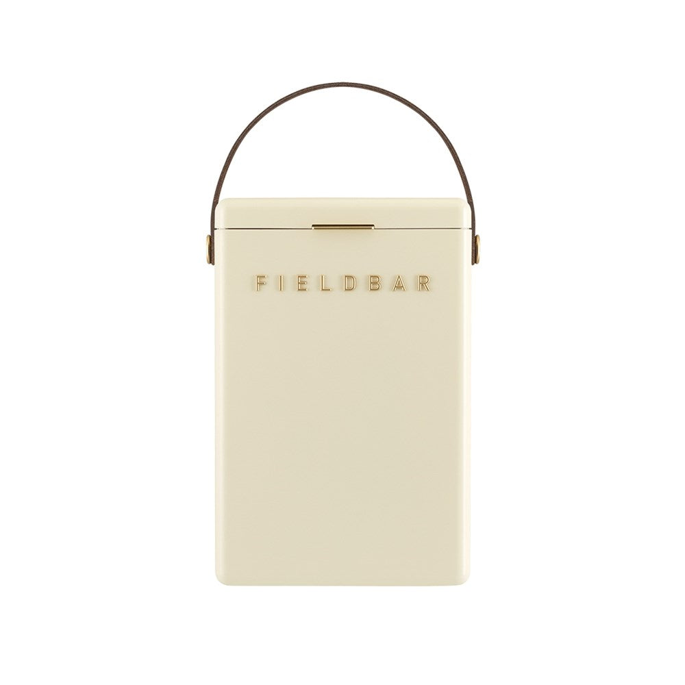 Fieldbar Hard Cooler Drinks Box, 10L, Safari White