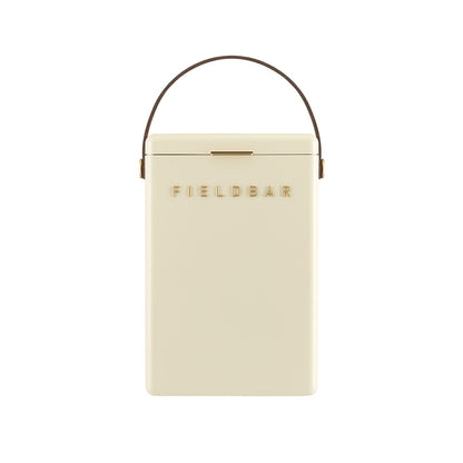 Fieldbar Hard Cooler Drinks Box, 10L, Safari White