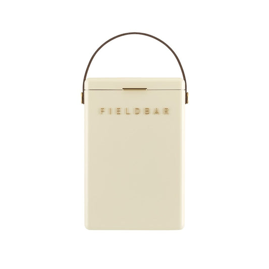 Fieldbar Hard Cooler Drinks Box, 10L, Safari White
