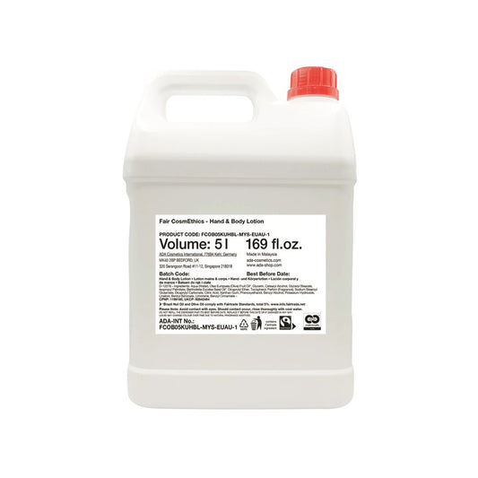 FAIR CosmEthics Hand & Body Lotion Bulk Refill, 5L