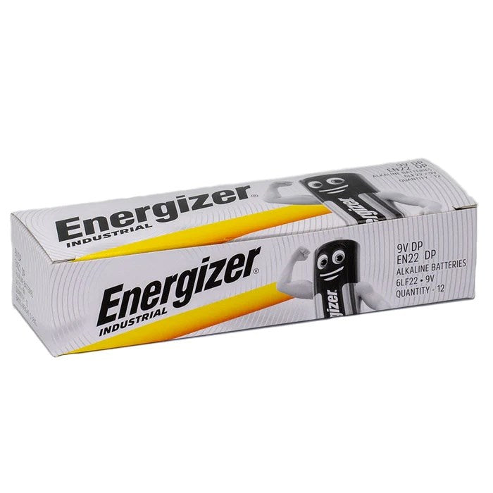 Energizer Battery Industrial EN22, 9V, 12pcs