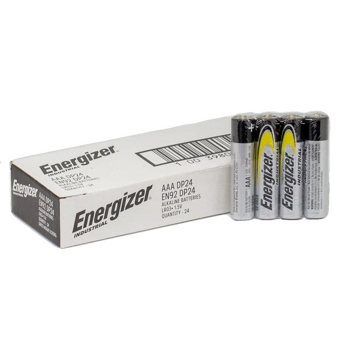 Energizer AAA Battery Industrial EN92, 1.5V, 24pcs