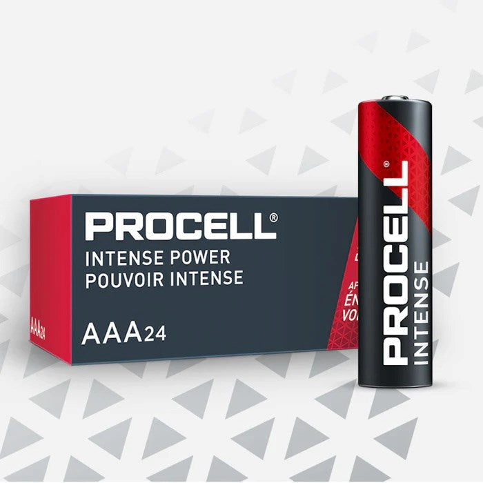 Procell AAA Battery Intense Power PX2400, 1.5V Alkaline, 24pcs