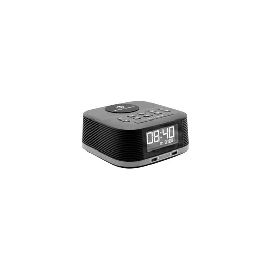 Homtime Bluetooth Radio Speaker D8, Alarm Clock, Black