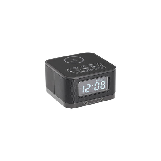 Homtime Premium Bluetooth Radio Speaker HS1, Alarm Clock, Black