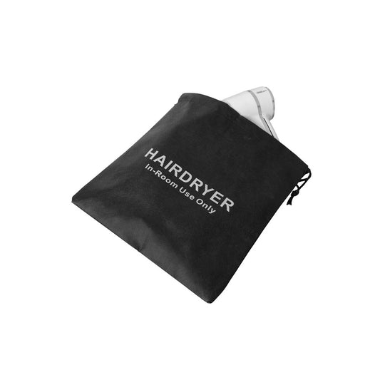 JVD Hair Dryer Bag, Non-Woven Fabric, Black