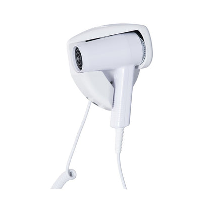 JVD Hair Dryer Piccolo Pro, 1200W, DC Motor, Curly Cord, White