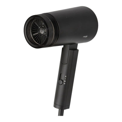JVD Foldable Hair Dryer Uno, 2000W, DC Motor, 2m Straight Cord, Matt Black