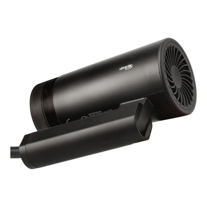 JVD Foldable Hair Dryer Uno, 2000W, DC Motor, 2m Straight Cord, Matt Black