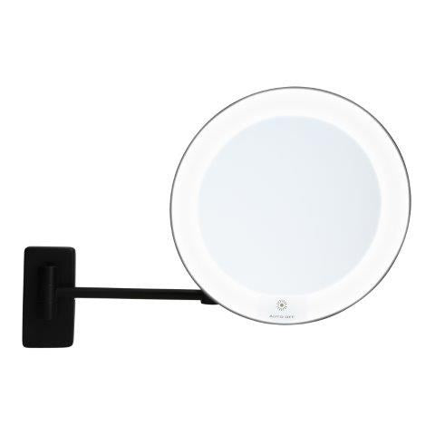 JVD Wall-Mounted Mirror Cosmos, LED, 5X, 200mm, Black