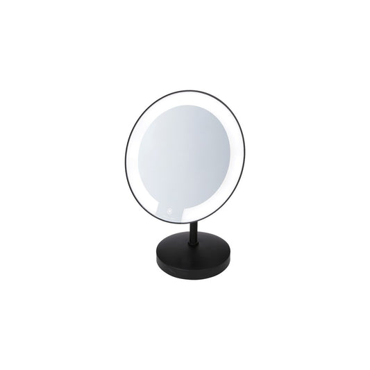 JVD Desktop Mirror Cosmos, LED, 5X, 200mm, Black