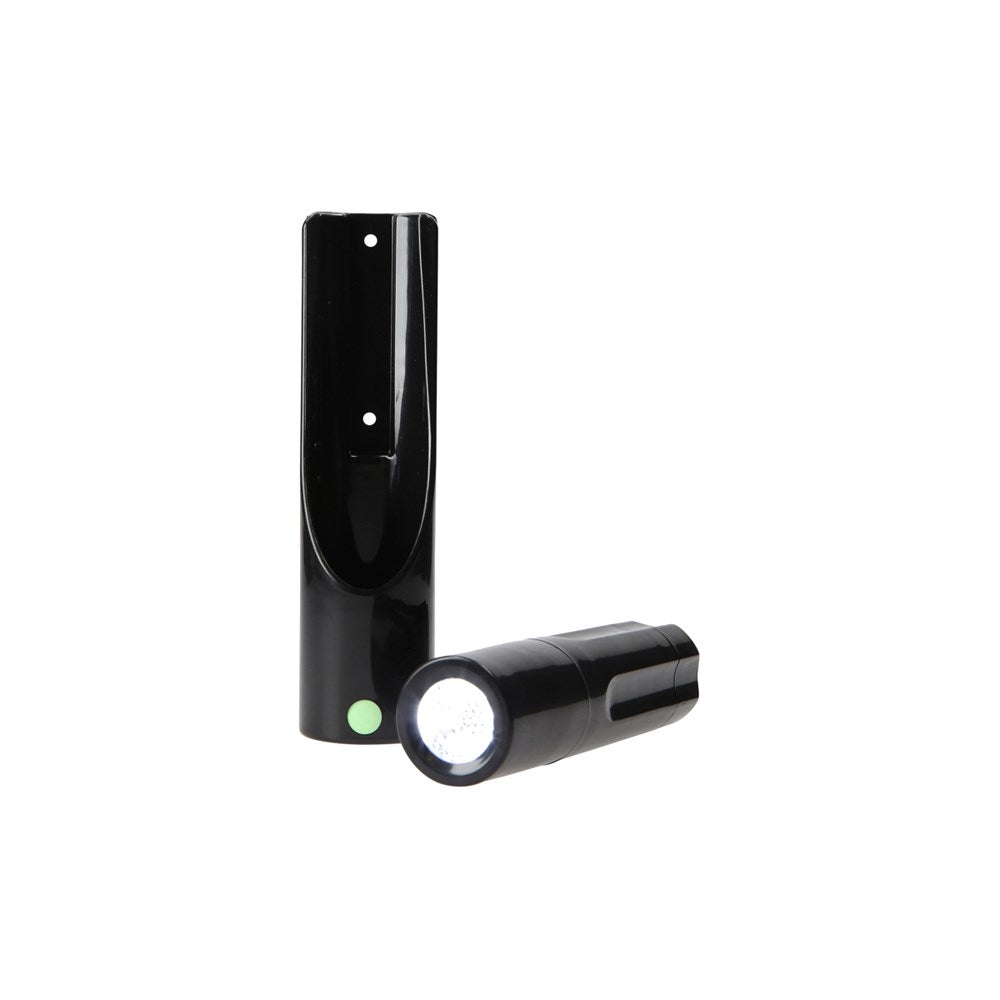 JVD Emergency Torch Pharos, Wall-Mounted, Black