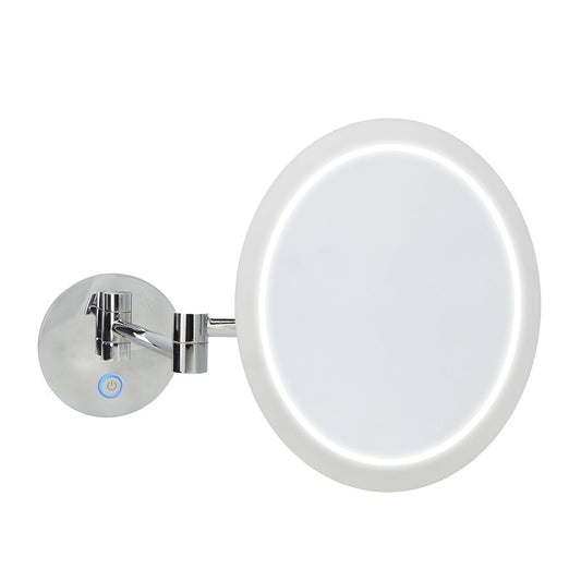 JVD Wall-Mounted Mirror Luna, LED, 3X, 235mm, Chrome