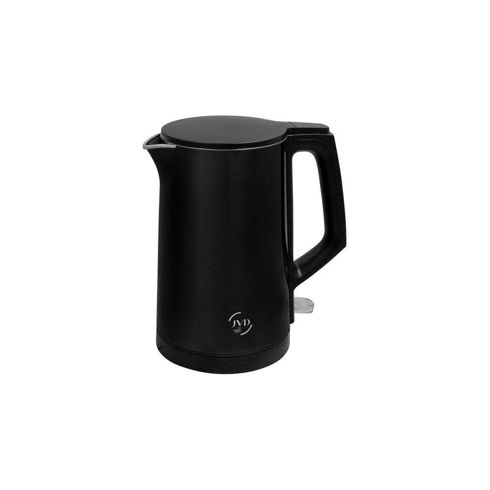 JVD Kettle Glitze, 1L, Double Wall, 1360W, Matt Black