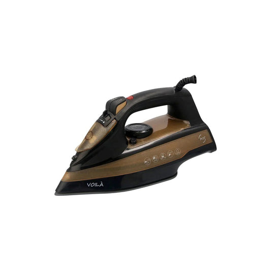 JVD Steam Iron Voila, 2400W, Auto-Power Off, Black & Champagne