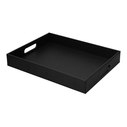 JVD Turndown/Kettle Tray Charme, 400x300x55mm, Black Leatherette