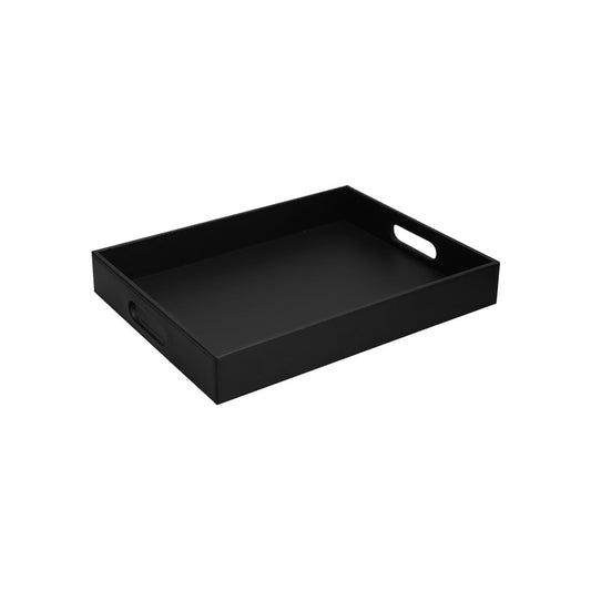 JVD Slipper Tray Charme, 410x300x50mm, Black Leatherette