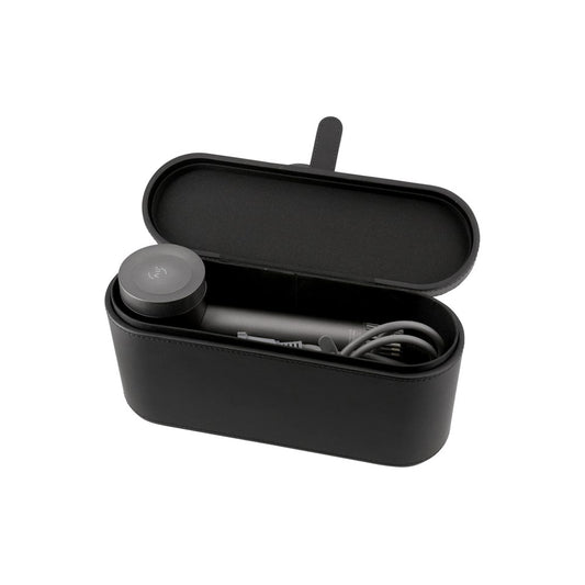 JVD Hair Dryer Box Charme, with Velvet Lining, PU, Black