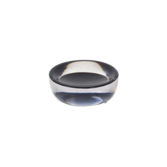 JVD Soap Dish Paris, Round, Black Translucent Finish