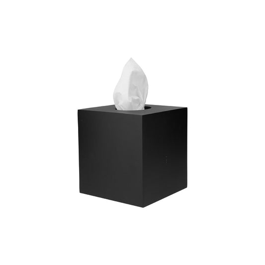 JVD Tissue Box Gothic, Square, Matt Black