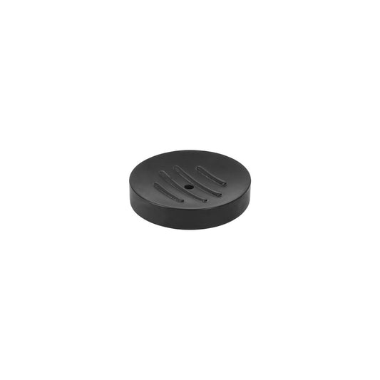 JVD Soap Dish Gothic, Round, Matt Black