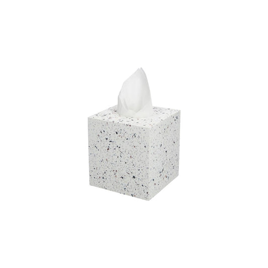 JVD Tissue Box Terrazzo, Square, Colourful Stone