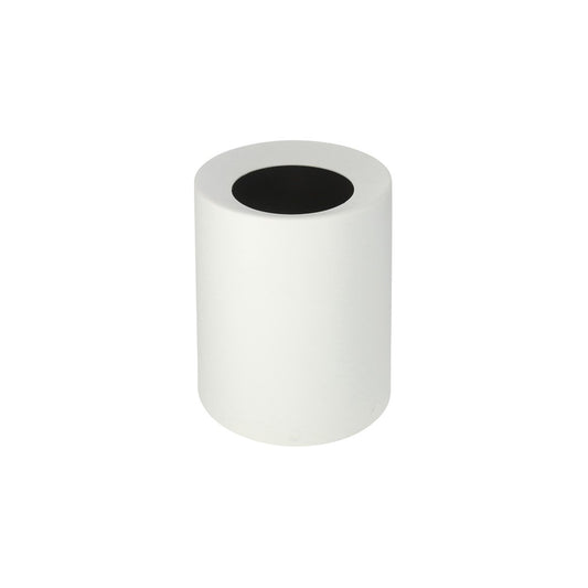 JVD Open-Top Bin Nordic, 8L, Round, White