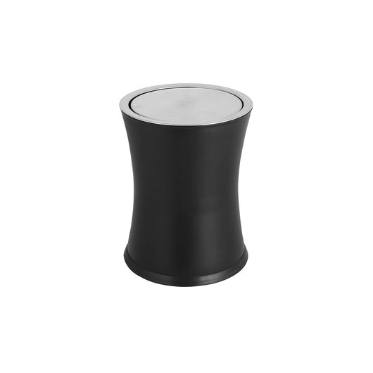JVD Swing-Top Bin Derby, 8L, Round, Black