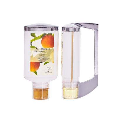 Press + Wash Single Wall Holder, Adhesive, Chrome