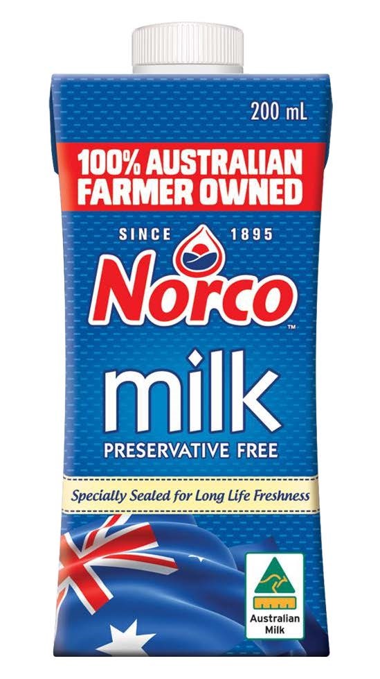 Norco UHT Full Cream Milk, 200ml