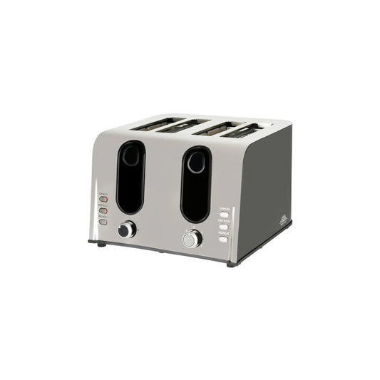 Noble & Price 4-Slice Toaster Luxury, 1400-1600W, Stainless Steel
