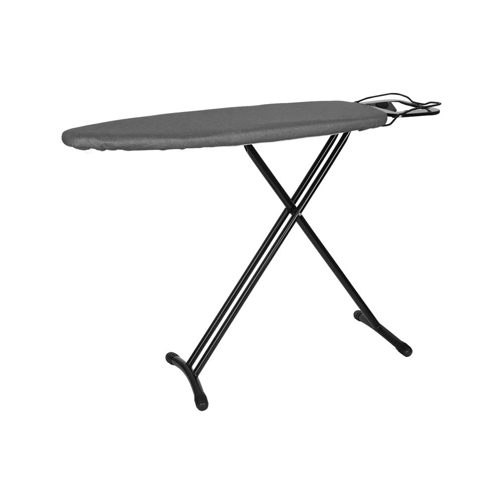 Noble & Price Ironing Board, with Iron Rest and T-Legs, Grey