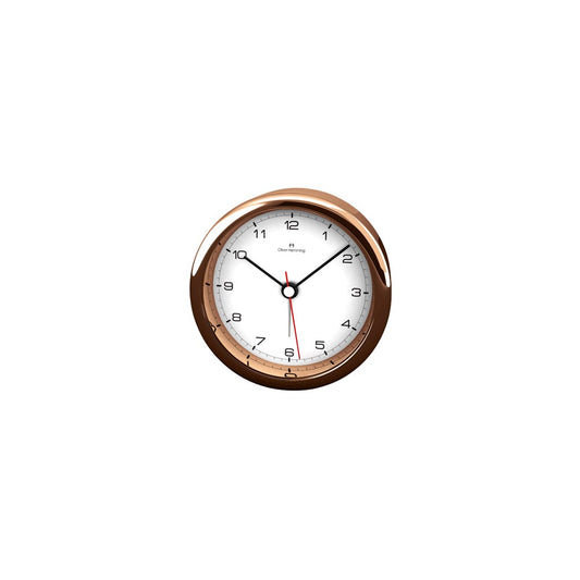 Oliver Hemming Analog Alarm Clock Desire, Night Light, Coffee