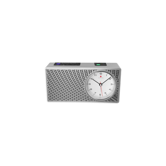 Oliver Hemming Bluetooth Alarm Speaker Robin, Night Light, Silver
