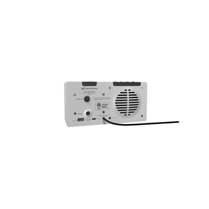 Oliver Hemming Bluetooth Alarm Speaker Robin, Night Light, Silver