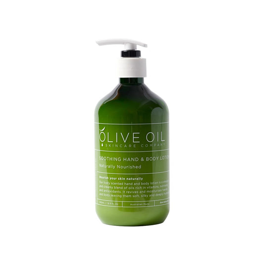 Olive Oil Skincare Co. Hand & Body Lotion in Pump Dispenser, 500ml