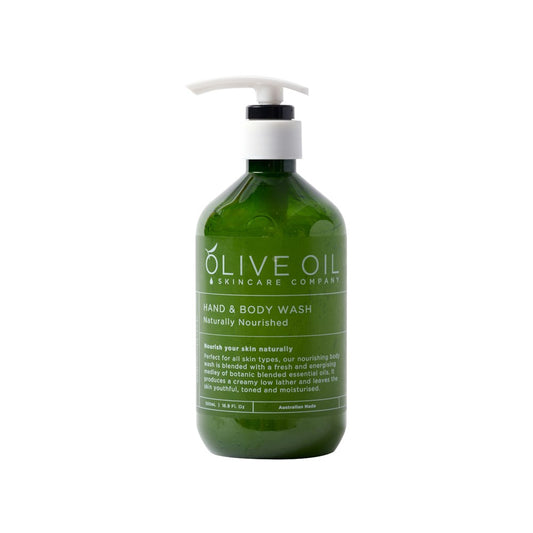 Olive Oil Skincare Co. Hand & Body Wash in Pump Dispenser, 500ml